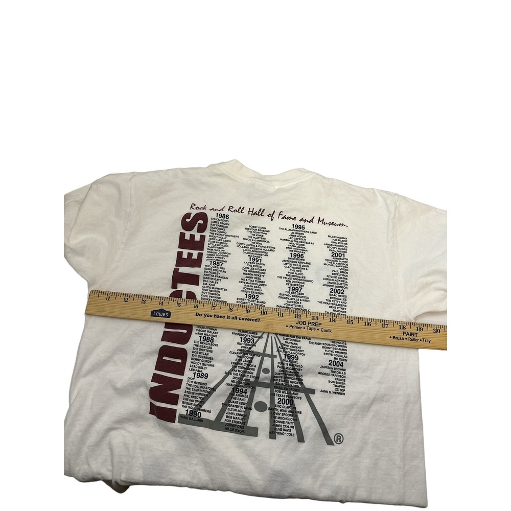 Rock And Roll Hall Of Fame Museum Inductees 1986-2004 T-Shirt 100%Cotton Size‎ M - Picture 6 of 8